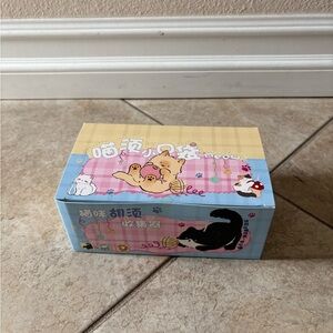 1 case Cat Whiskers Pocket Resin Figurine Series (6 pieces)